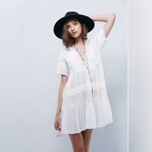 Free People Spell & the Gypsy Collective Womens Mini Dress Coverup S - Picture 5 of 5